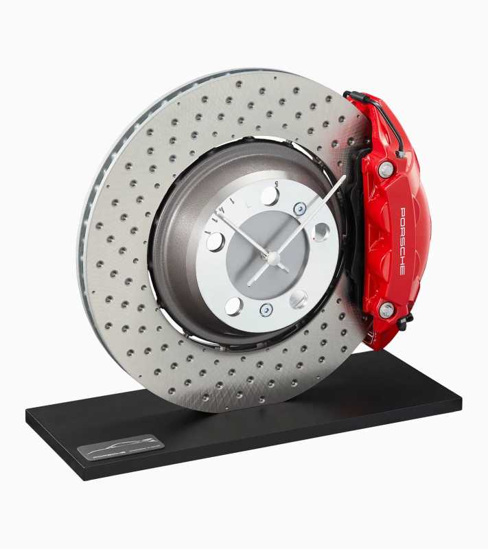 911 brake disc clock Porsche Originals Stolní hodiny ve tvaru brzdového kotouče
