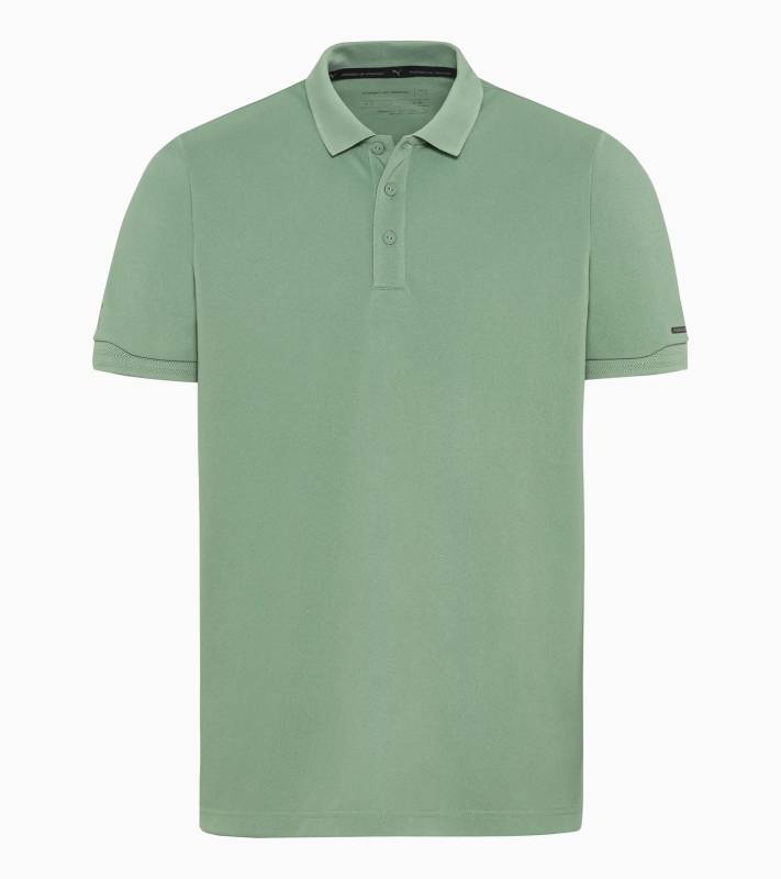 PORSCHE DESIGN Men's Polo Shirt Tričko s límečkem a knoflíčky zelená