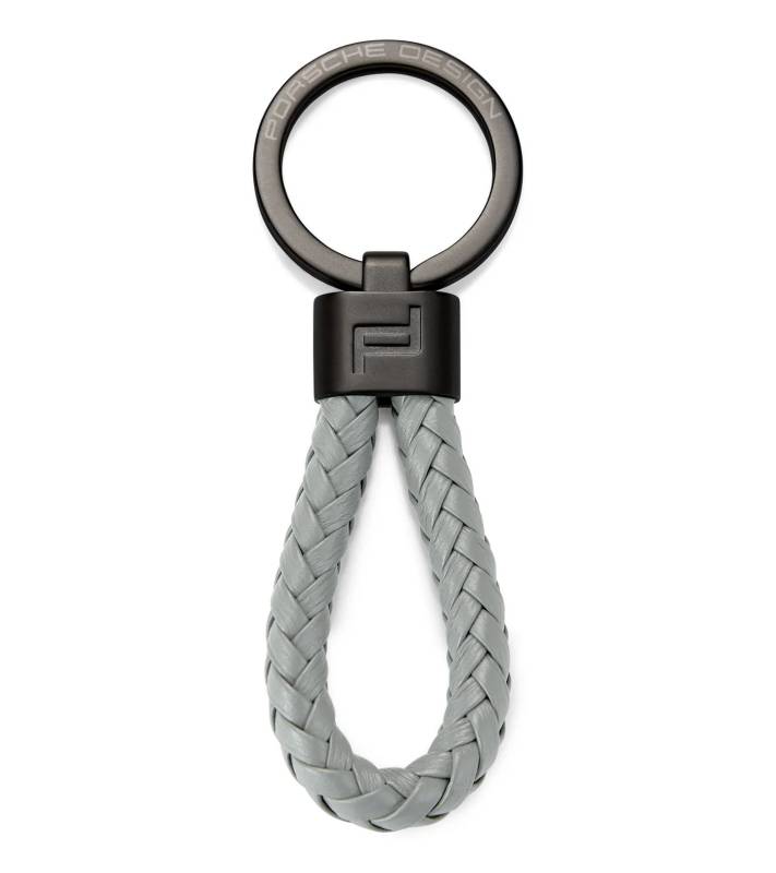 Porsche Design Keyring Leather Cord kožený přívěsek ke klíčům tmavě šedý