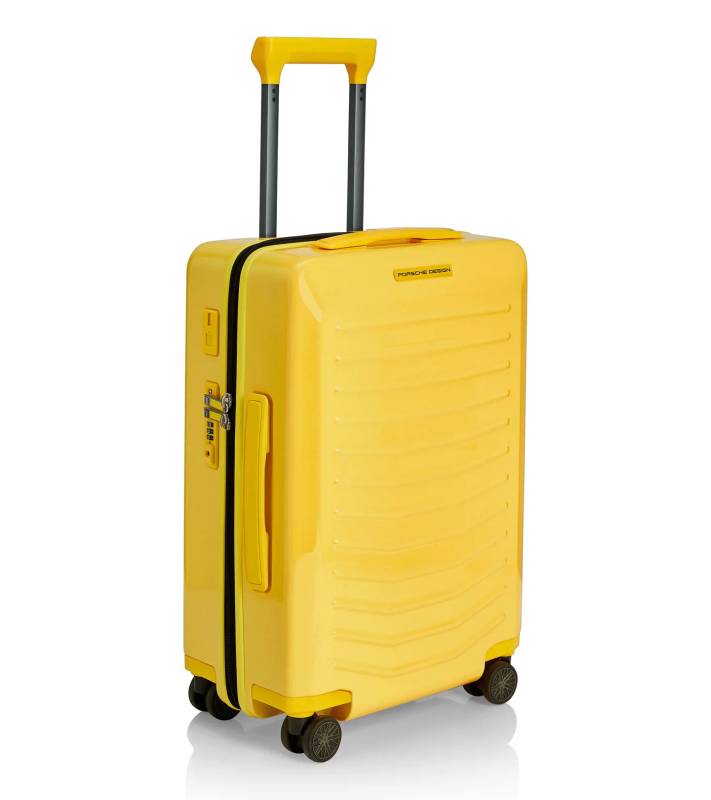 PORSCHE DESIGN Roadster Hardcase 4W Trolley S Zavazadlo kufr skořepinový velikost S žlutý TSA USB