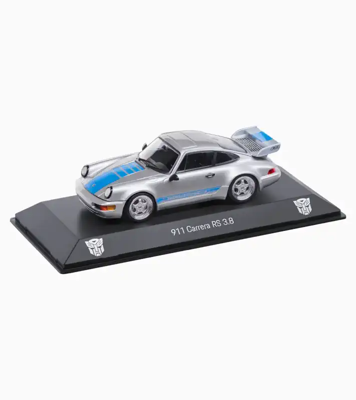 PORSCHE 911 Carrera RS 3.8 Mirage Model 1:43 stříbrná