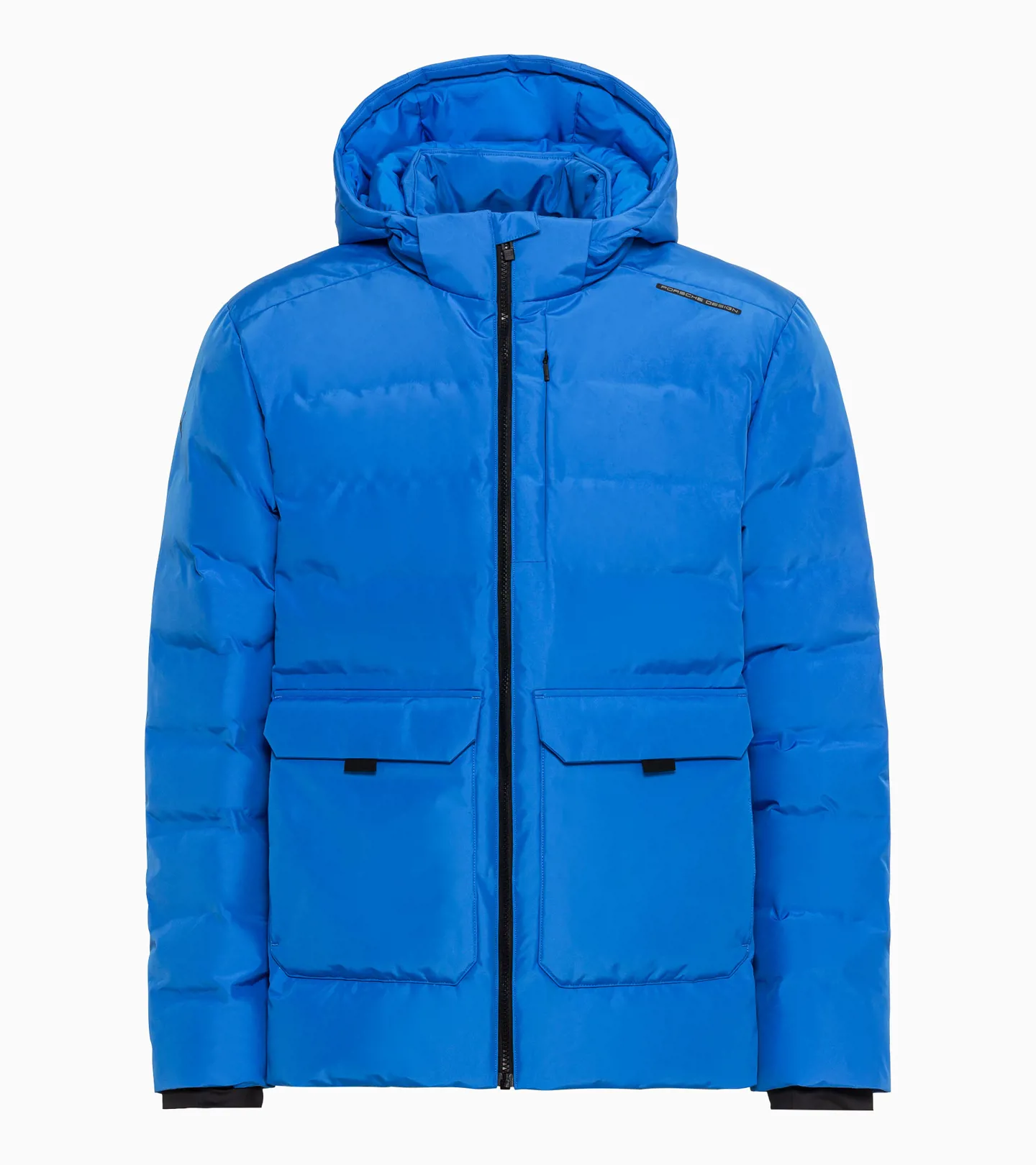 PORSCHE DESIGN Padded Jacket Bunda prošívaná zimní vyteplená s kapsami ultra modrá