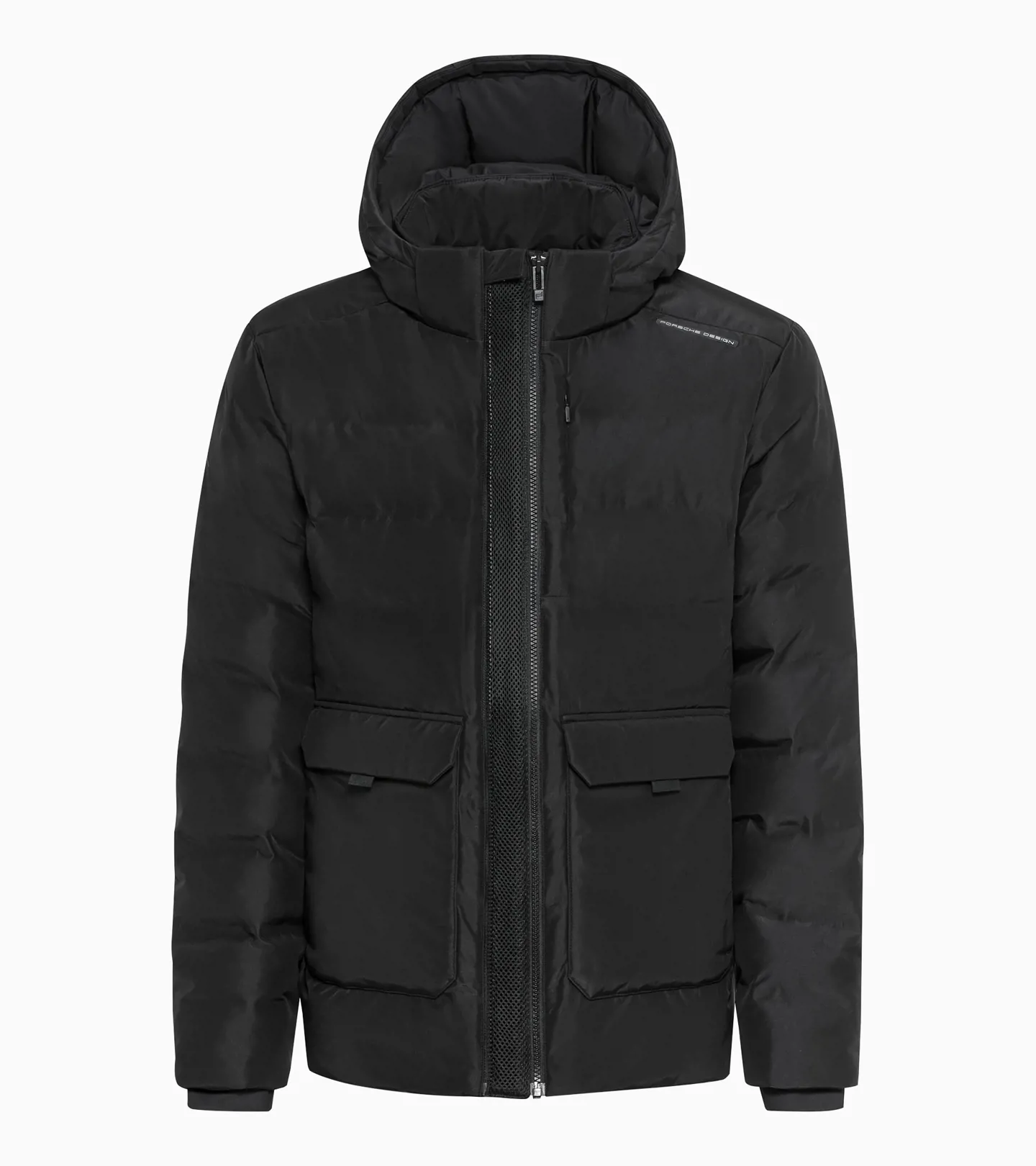 PORSCHE DESIGN Padded Jacket Bunda prošívaná zimní vyteplená černá