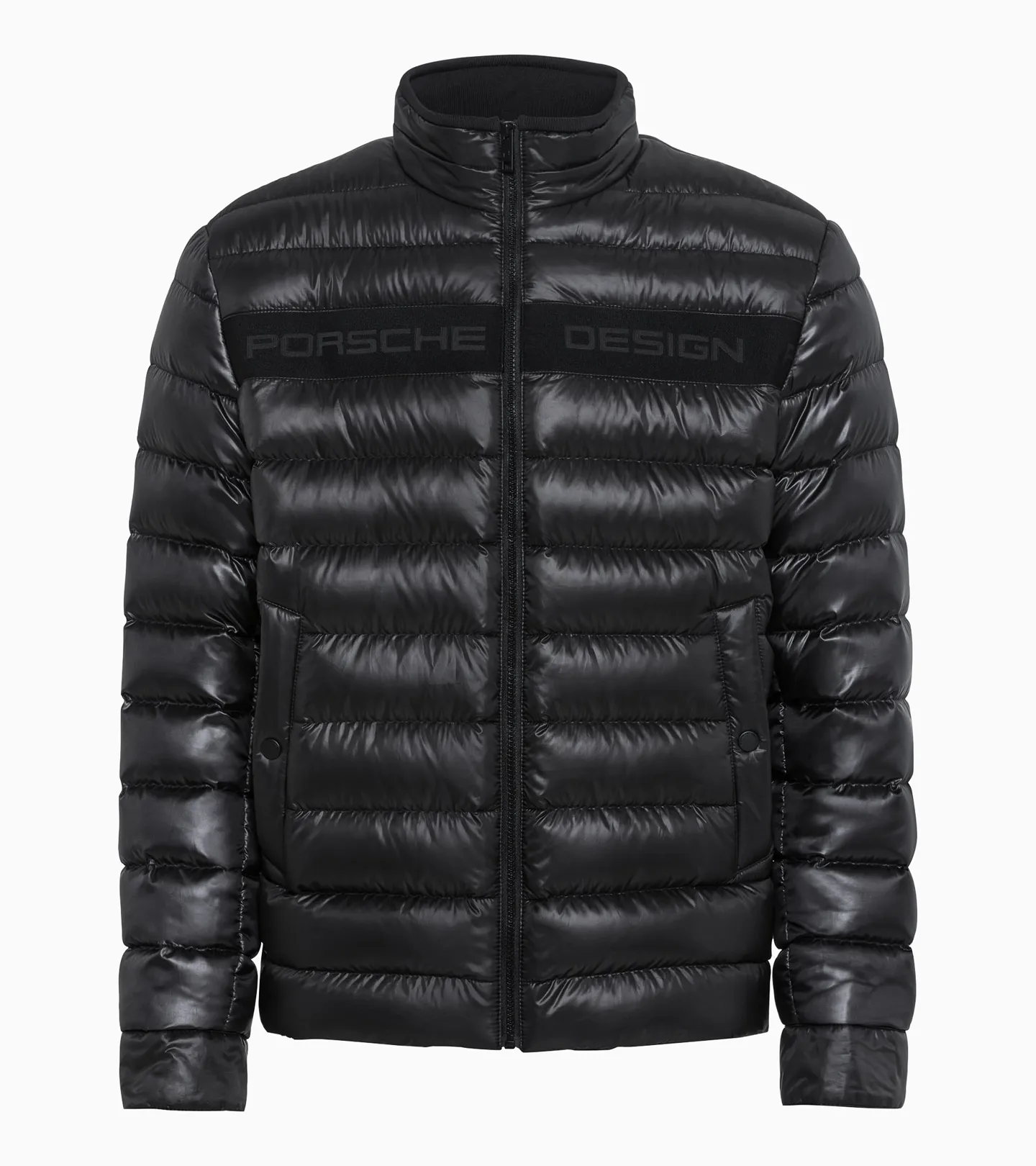 PORSCHE DESIGN Lightweight puffer jacket Bunda prošívaná odlehčená černá
