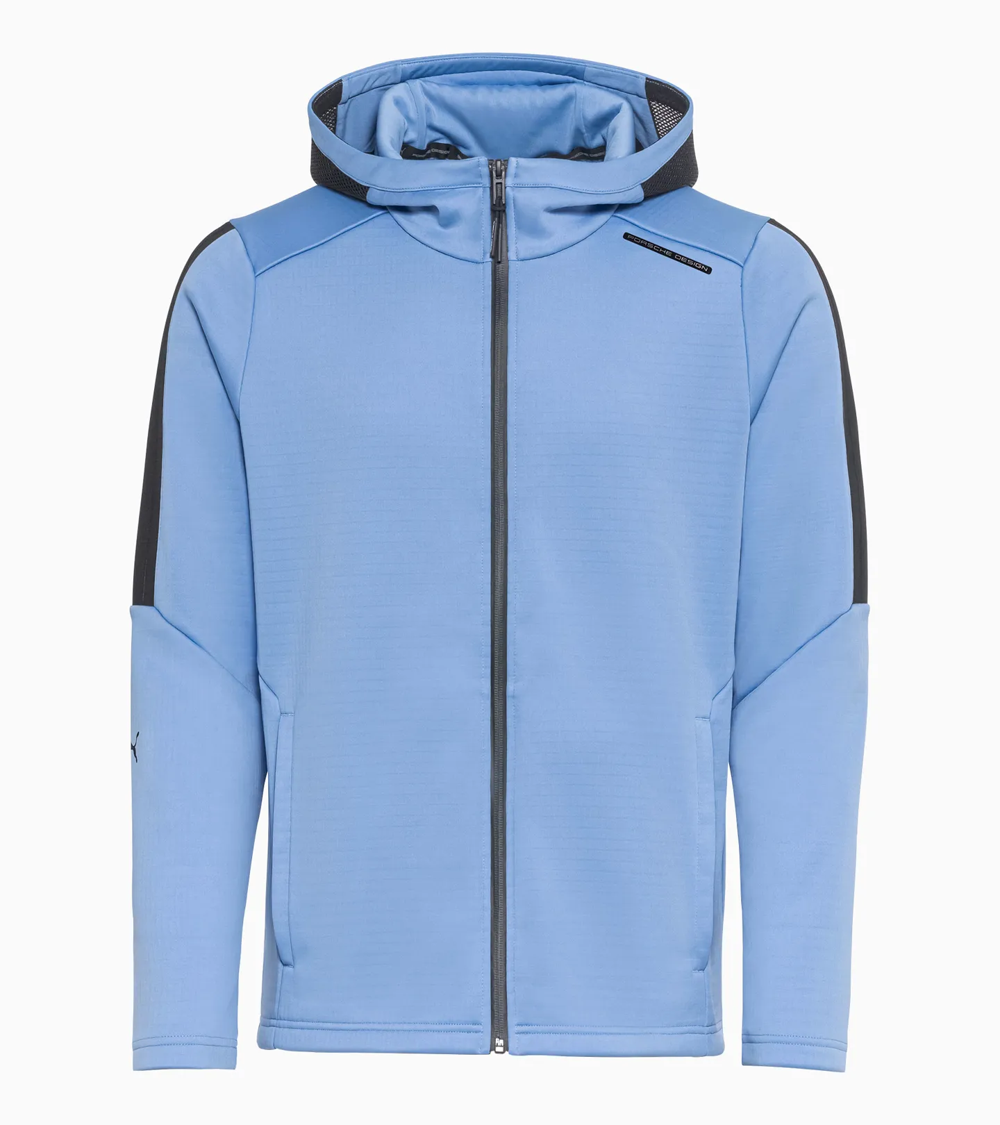 PORSCHE DESIGN Hooded sweat jacket Mikina s kapucí funkční pastelová modrá