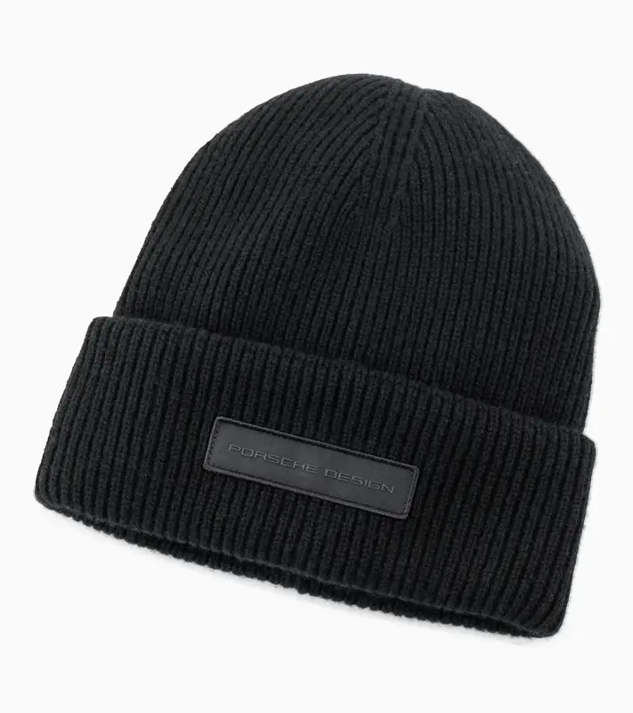PORSCHE DESIGN Cashmere mix beanie Čepice zimní z kašmíru černá