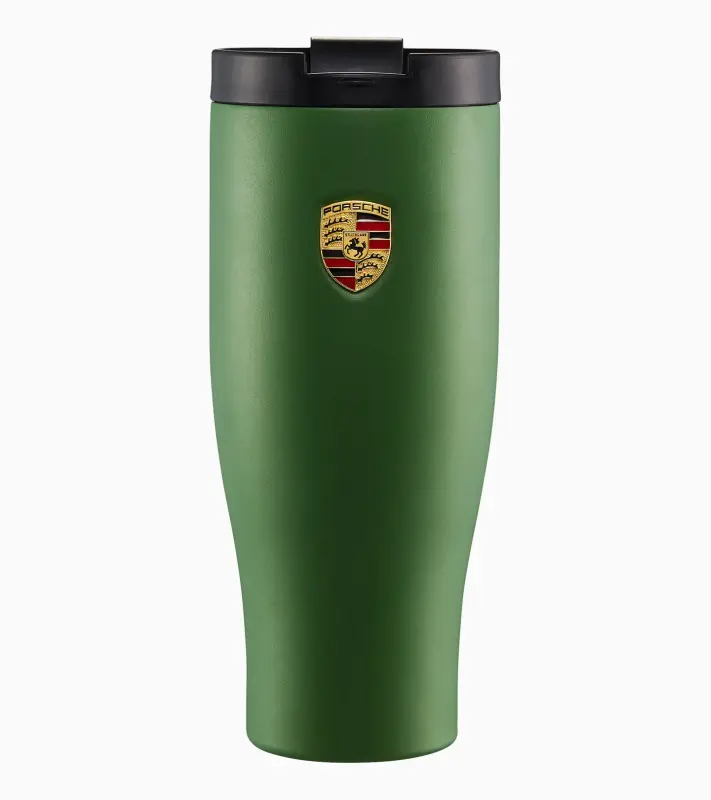 PORSCHE XL thermos cup Termoska s logem výrazná zelená 900ml