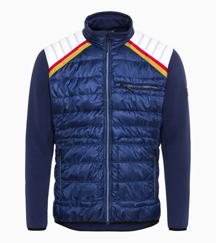 PORSCHE HEAD Dakar Midlayer Jacket Mikina střední vrstva sportovní zimní modrobílá Porsche 953