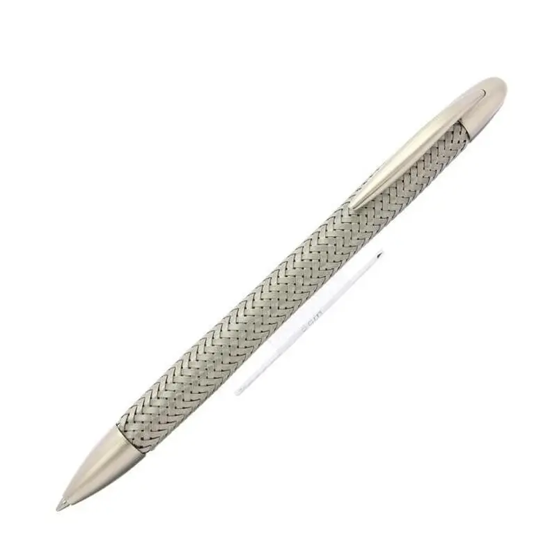 PORSCHE Tec Flex Ballpoint Pen Kuličkové pero s opletem stříbrná