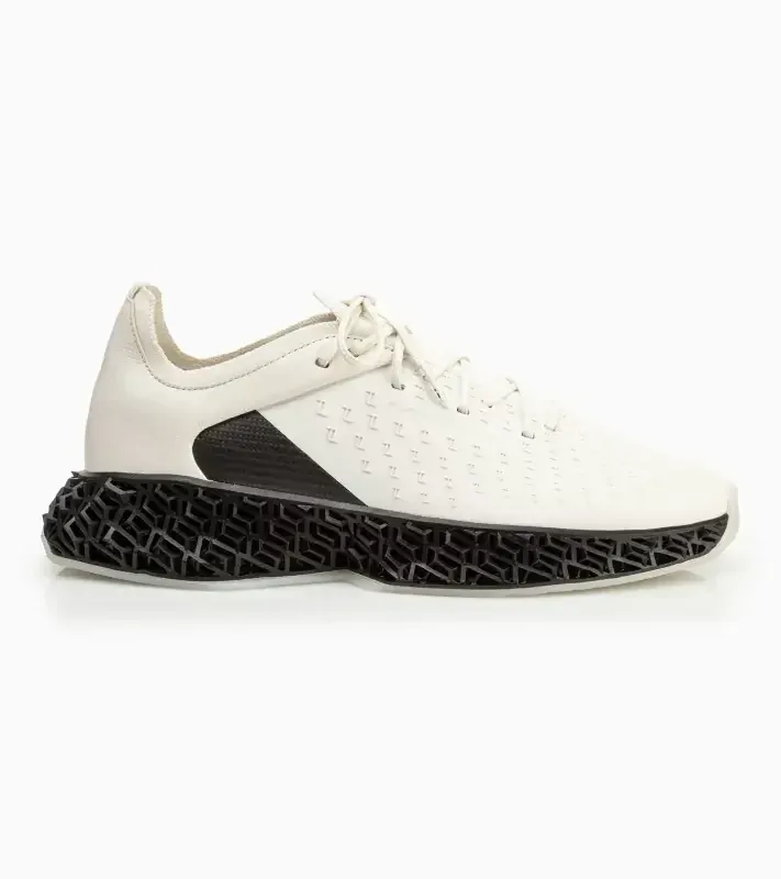 PORSCHE DESIGN 3D MATRIX trainers Obuv sportovní volnočasová s reliéfním vzorem a s uhlíkovým vláknem alpská bílá