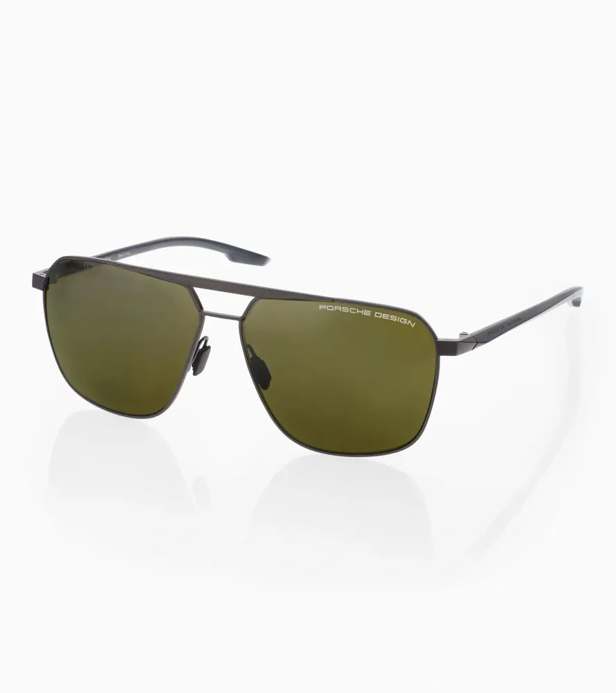 PORSCHE DESIGN Sunglasses P´8949 sluneční brýle tmavě šedé se zelenými skly pol.