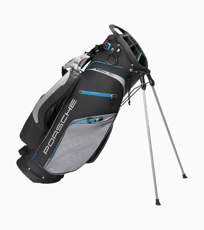 PORSCHE Standbag Sport Golfový bag taška na záda černá modré detaily