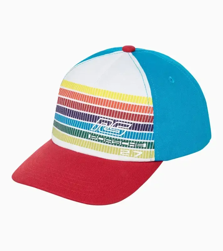 PORSCHE Kids Cap RS 2.7 Čepice kšiltovka pro děti s logem a pruhy