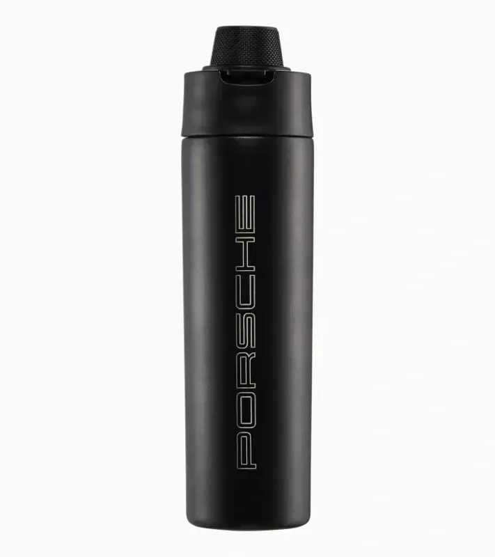 PORSCHE Thermal drinking bottle Termoska dvoustěnná 550ml černá
