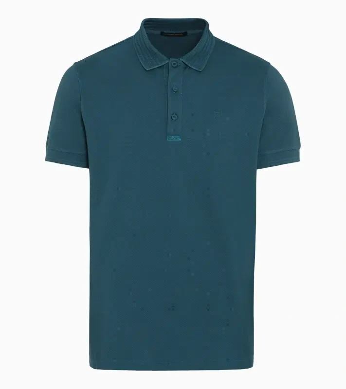 PORSCHE DESIGN TecFlex polo shirt Polokošile tričko s límečkem z piké petrolejově zelená