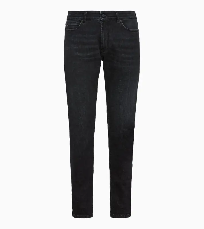PORSCHE DESIGN Denim jeans Kalhoty džíny černá