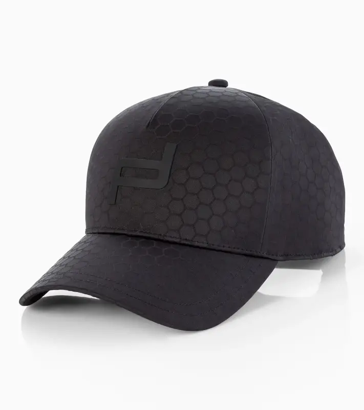 PORSCHE DESIGN Hexagon Cap Čepice kšiltovka se vzorem Hexagon černá