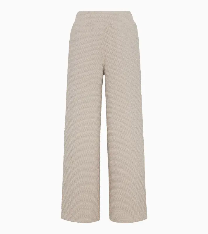 PORSCHE Women's Textured Trousers Yoga Capsule Collection Kalhoty dámské volnočasové fitness yoga béžová kalahari