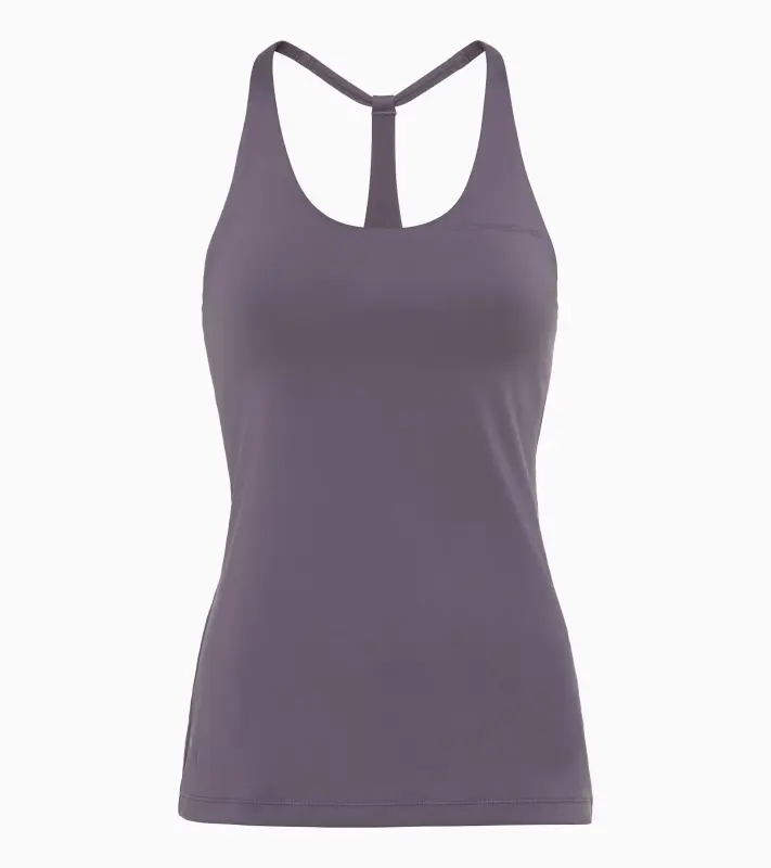 PORSCHE Women's Tank Top Yoga Capsule Collection Tílko dámské volnočasové fitness yoga levandulová provensálská