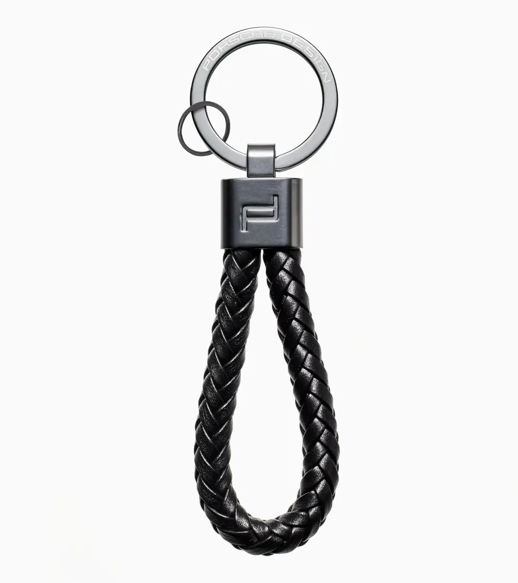 Porsche Design Keyring Leather Cord klíčenka s koženým řemínkem černá