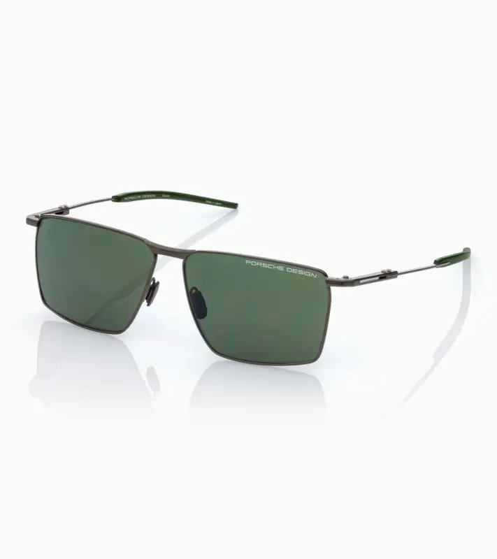 PORSCHE DESIGN Sunglasses P´8987 Sluneční brýle inspirované Porsche 911 GT3 RS zelenošedé se zelenými skly