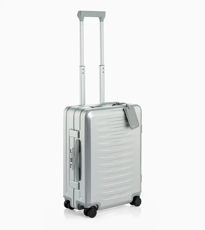 PORSCHE DESIGN Roadster Aluminum Trolley S Manažerské i turistické zavazadlo kufr velikost S stříbrná TSA