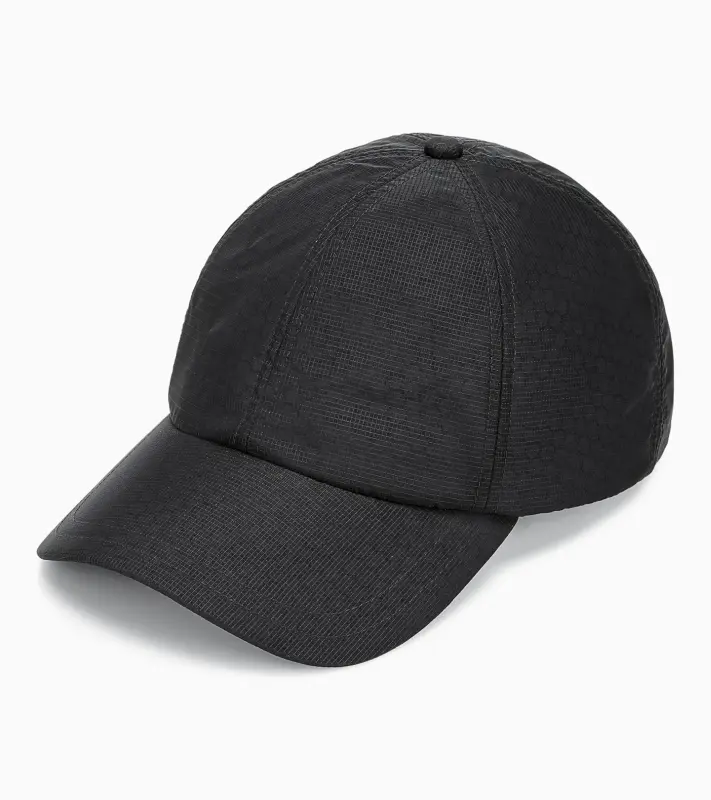 PORSCHE DESIGN Reflective hexagon cap Čepice kšiltovka se šestihranným vzorem a reflexním prvkem černá