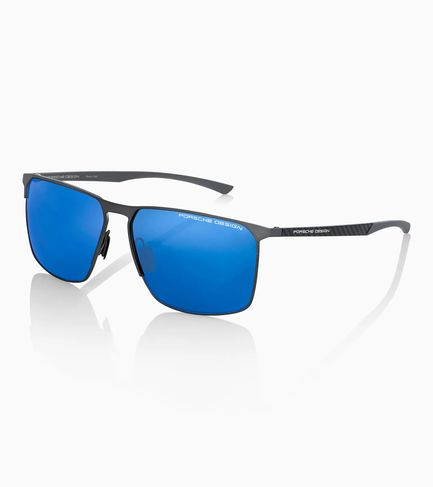 PORSCHE DESIGN Sunglasses P´8964 Sluneční brýle z uhlíkových vláken šedomodré polarizovaná tmavě modrá skla v gradientu