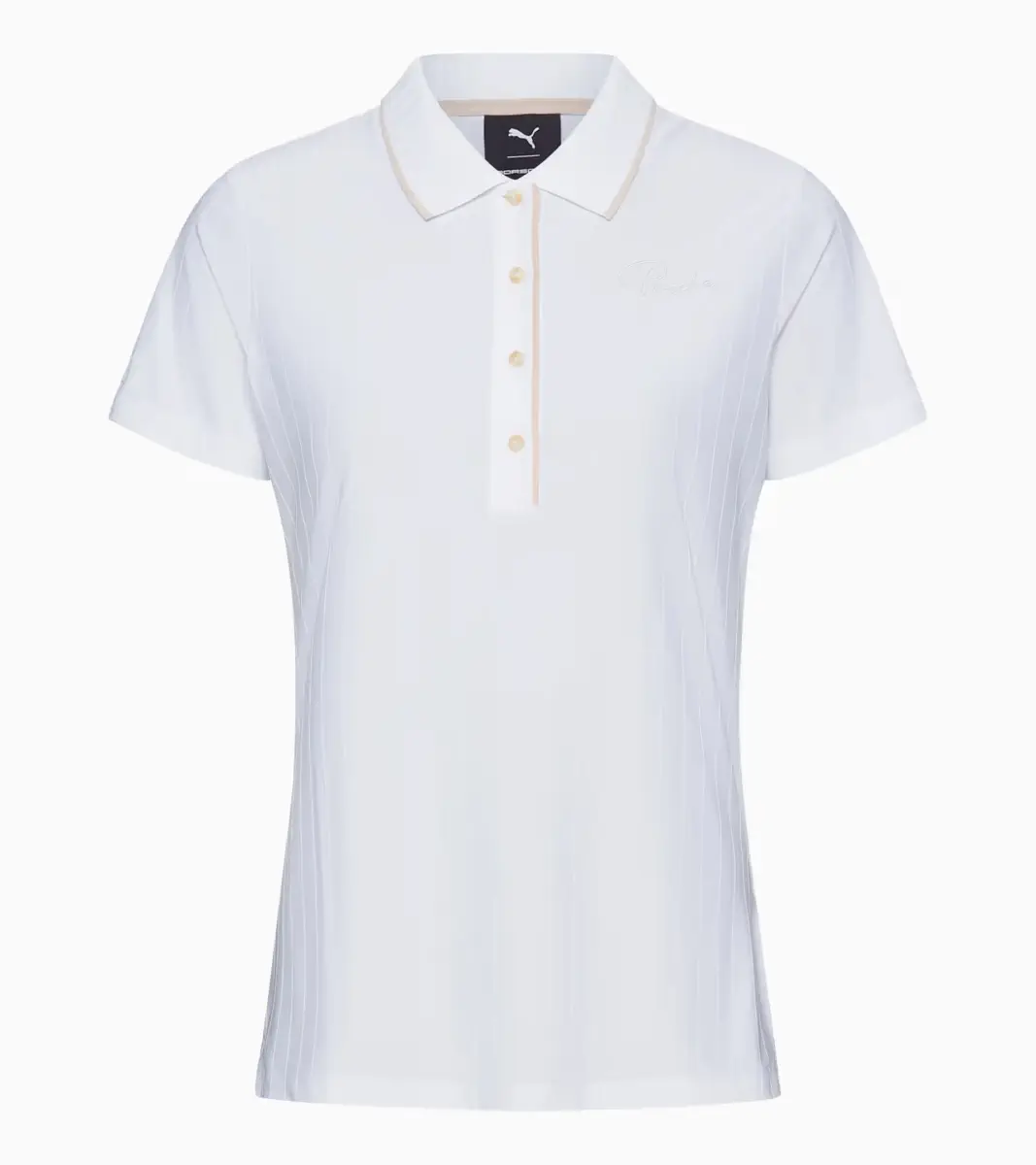 PORSCHE Polo shirt – 911 Targa 60Y dámské tričko s límečkem bílé