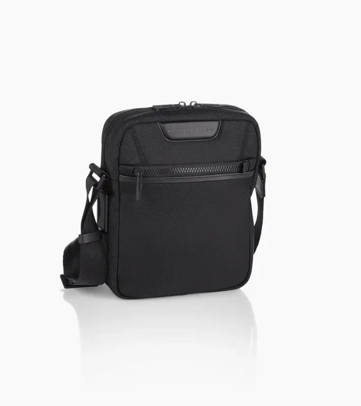 PORSCHE DESIGN Roadster Nylon Shoulder Bag XS Taška přes rameno malá s uzavíratelnými kapsami černá