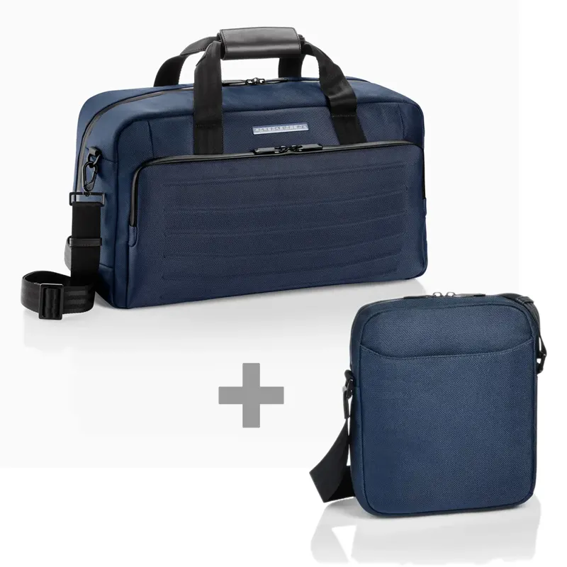 PORSCHE DESIGN Roadster Pro Weekender + Shoulder Bag XS modrá ZDARMA