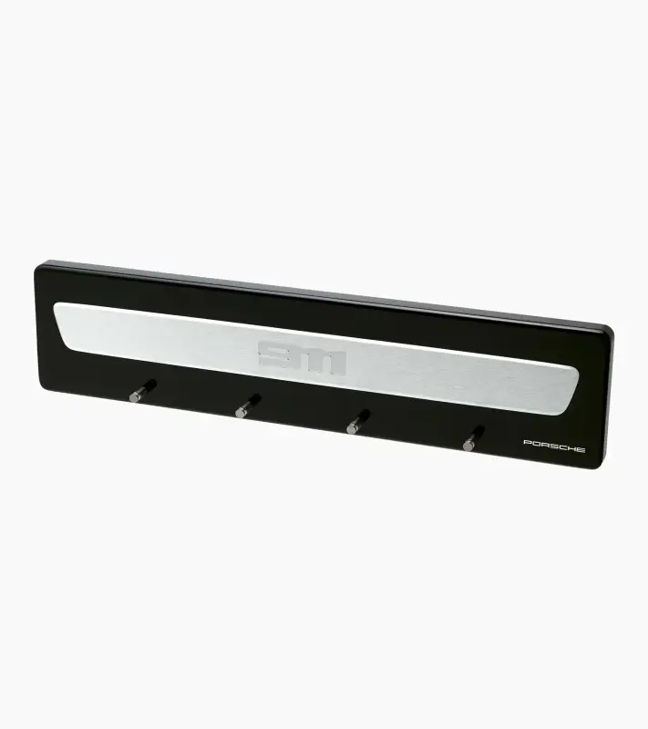 PORSCHE 911 key rack Věšák na klíče se 4 háčky v barvách sportovních vozů černá