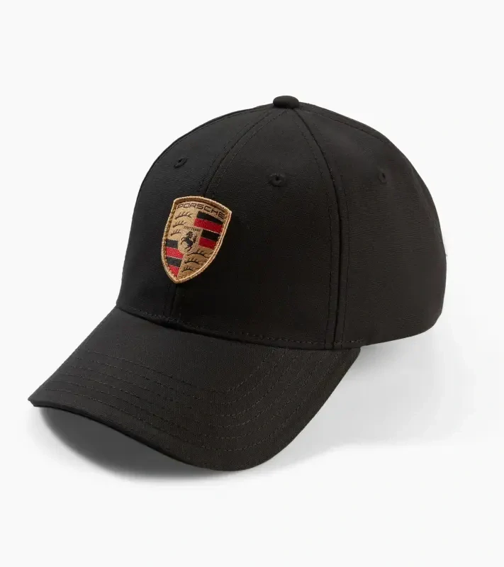 PORSCHE Crest baseball cap Essential Čepice kšiltovka se znakem černá