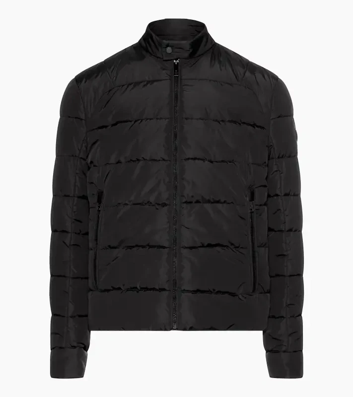 PORSCHE DESIGN Lightweight Jacket Bunda voděodolná odlehčená prošívaná s logem černá