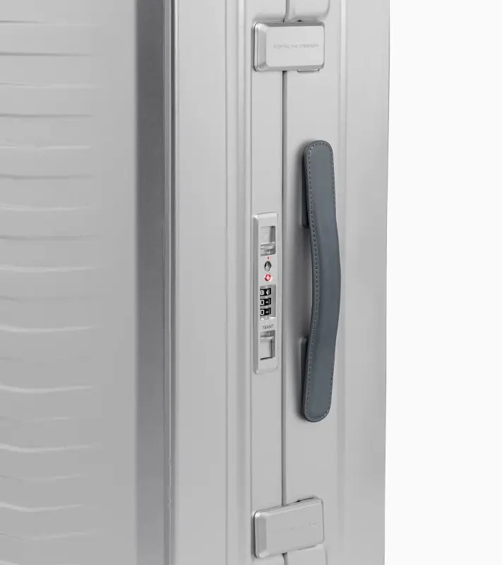 PORSCHE DESIGN Leather Handle Set Roadster Aluminium Trolley Sada kožených rukojetí na zavazadla pro barevnou personalizaci