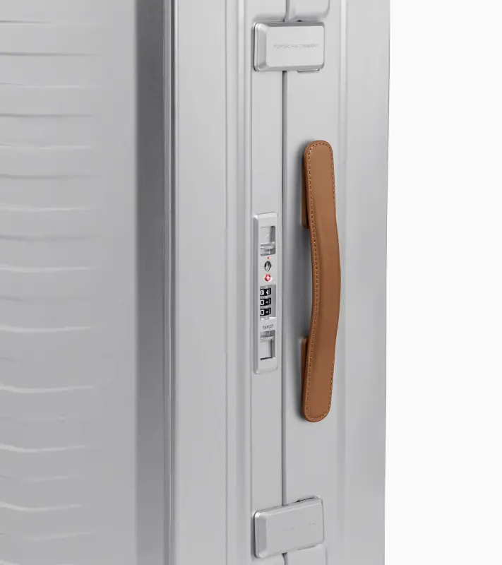 PORSCHE DESIGN Leather Handle Set Roadster Aluminium Trolley Sada kožených rukojetí na zavazadla pro barevnou personalizaci