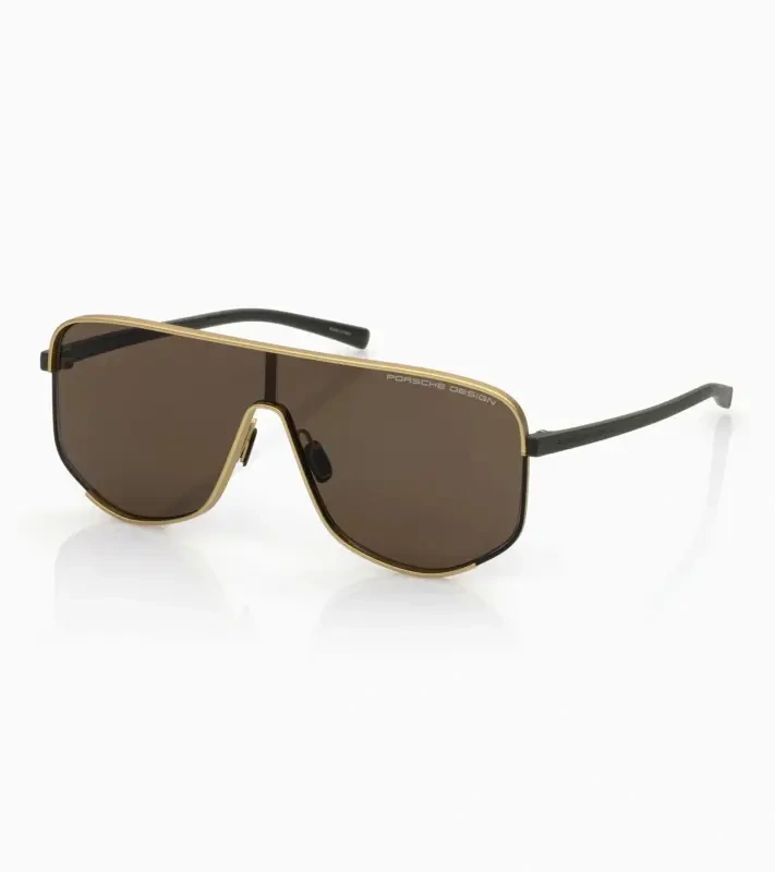 PORSCHE DESIGN P'86007 Targa #1 Sunglasses by Orlando Bloom Sluneční brýle olivovozlaté s hnědými polarizovanými skly