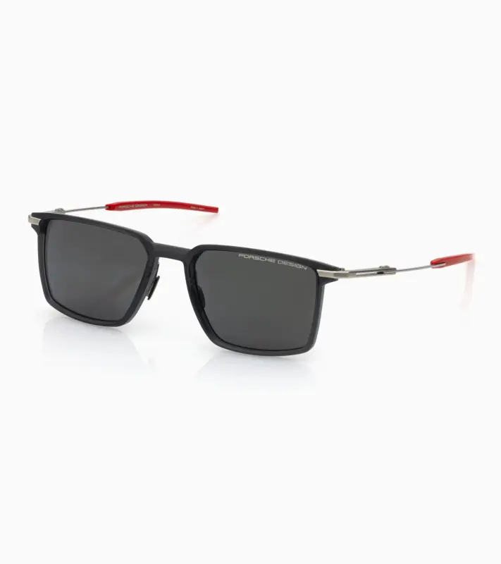 PORSCHE P´8986 Sunglasses Streamline #1 - 911 GT3 S/C Sluneční brýle černočervené s kouřovými polarizovanými skly