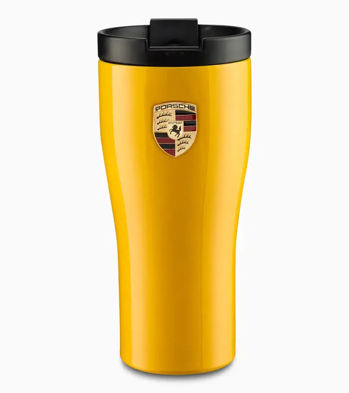 PORSCHE Thermal Travel Cup AHEAD Termoska signální žlutá 460 ml