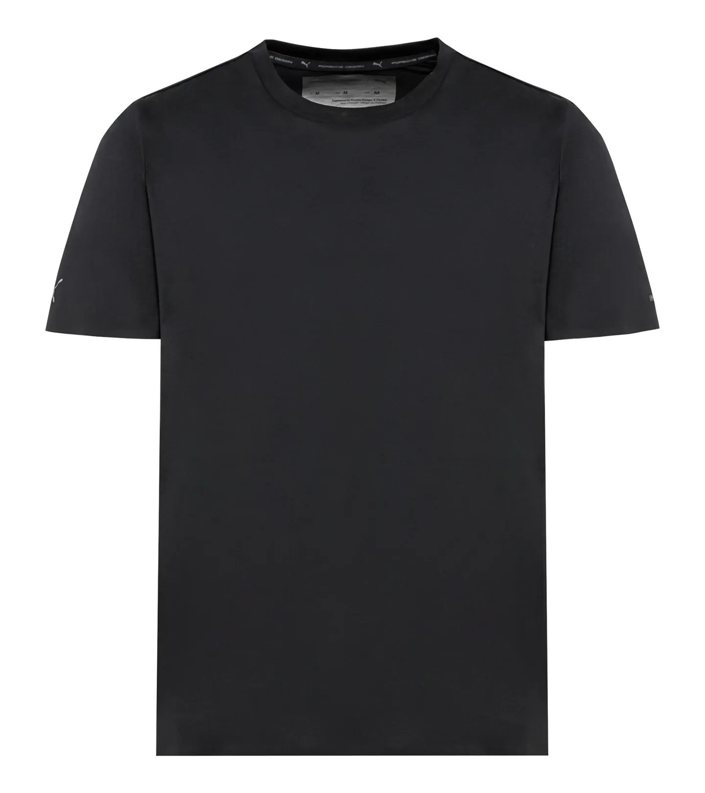 Porsche Design Essential T-SHIRT Tee Tričko s kulatým výstřihem barva černá jet black