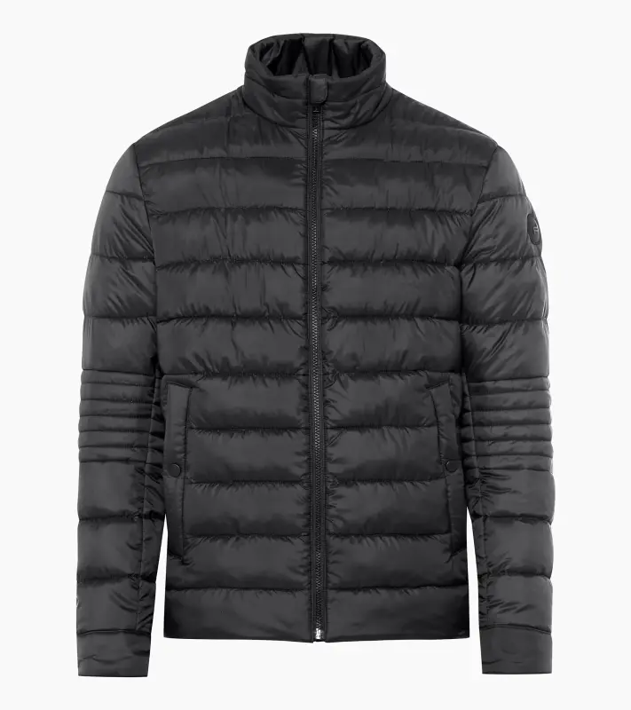 PORSCHE DESIGN Light Weight Jacket Bunda voděodolná odlehčená prošívaná se stojáčkem a logem černá