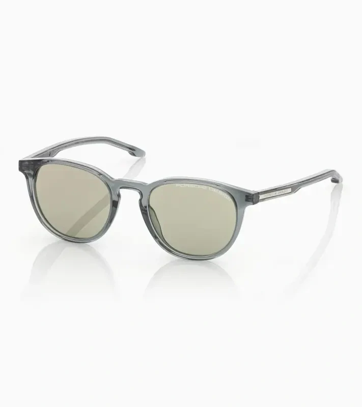 PORSCHE DESIGN P´86025 Sunglasses EDITION A #2 Uni Sluneční brýle nadčasového klasického tvaru šedé se světle okrovými skly