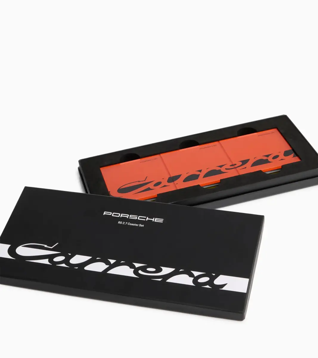 Set of 12 glass coasters – Porsche 911 Carrera RS 2.7 Sada podtácků