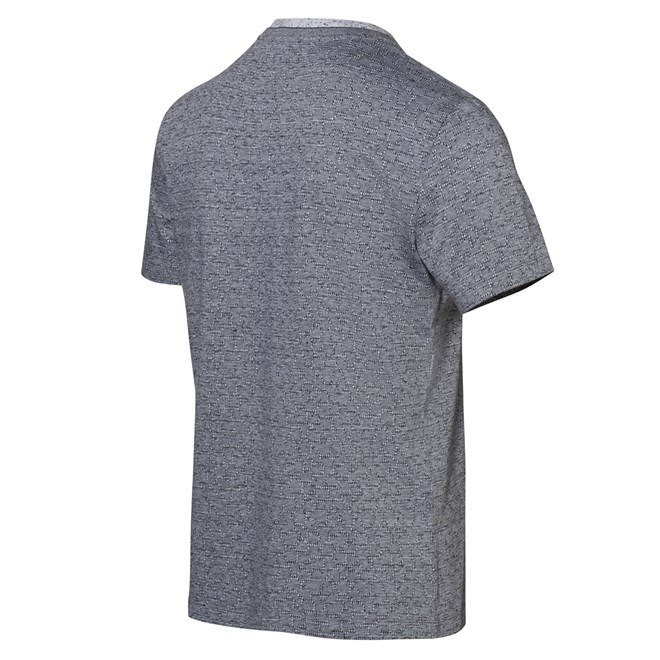 Porsche Design Cellular Structed Tee Tričko s dvojitým kulatým výstřihem světle šedá light grey