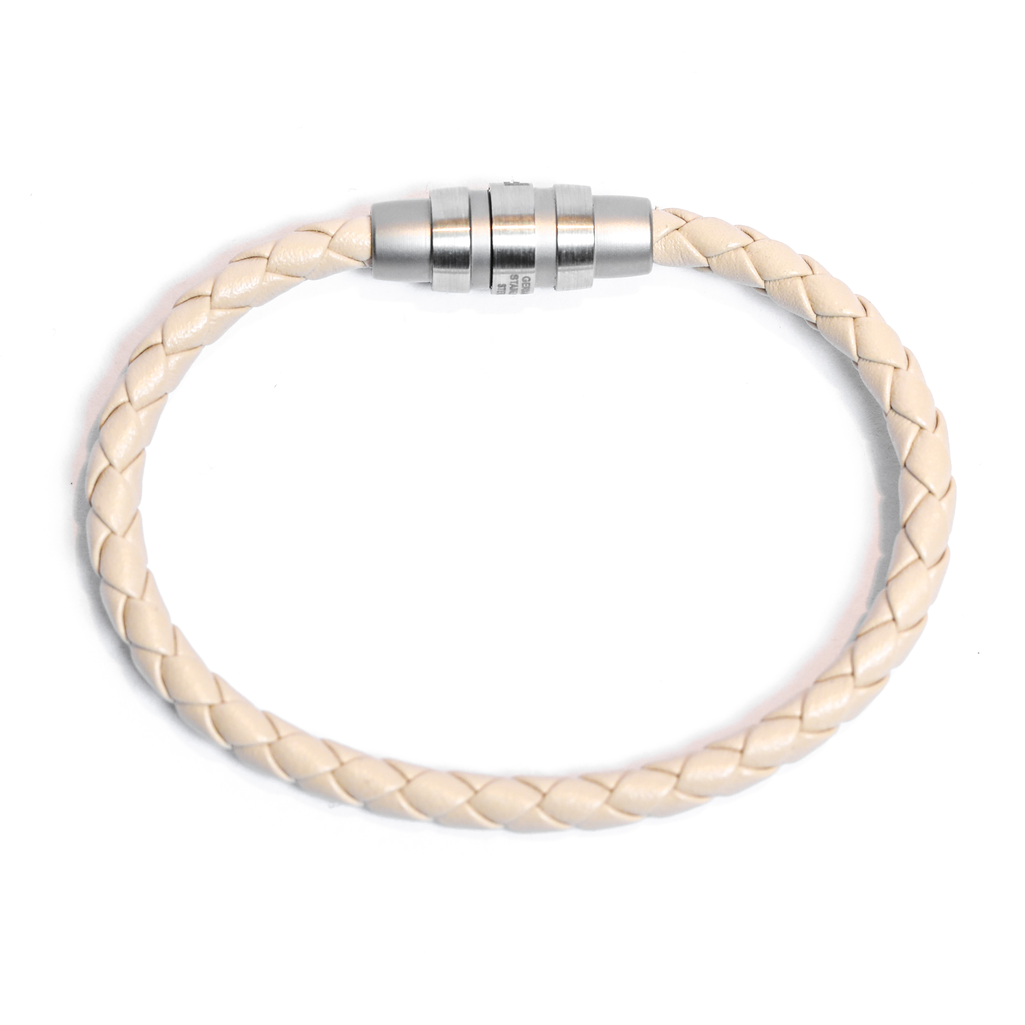 Porsche Design Grooves Bracelet náramek ocel/kůže 21,5cm