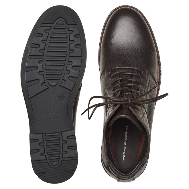 Porsche Design LU CALF GRAIN WINTERBOOT Obuv módní zimní kávová espresso grain