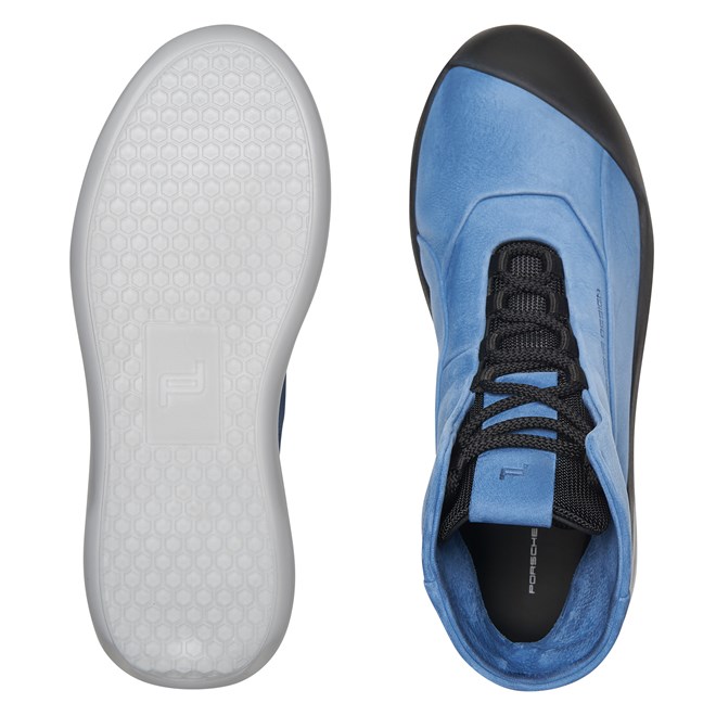 Porsche Design TRAVELLER LACE UP HIGH TOP SNEAKER Obuv kotníčková námořní modrá navy blazer