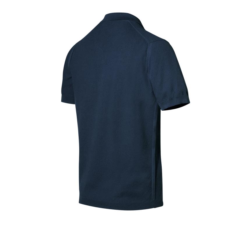 Porsche Design Basic Fashion Polo Tričko s límečkem modrá námořní