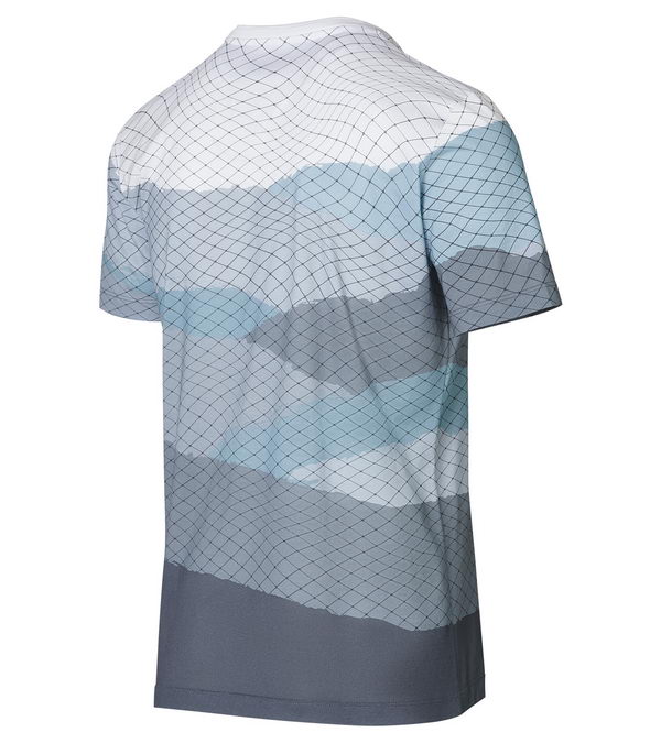 Porsche Design LANDSCAPE MESH T-SHIRT blue shade modré odstíny tričko