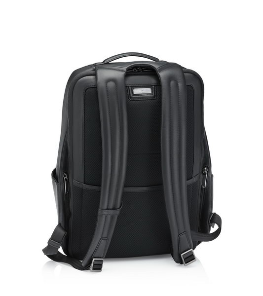 Porsche Design ROADSTER LEATHER BACKPACK M Batoh batůžek kožený černá black